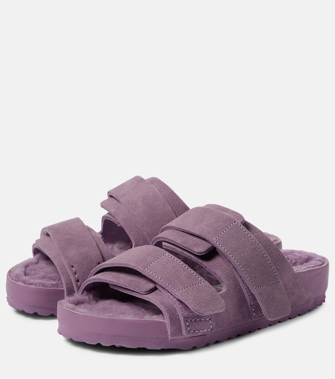 X Tekla Pantoletten Uji aus Veloursleder | Birkenstock 1774