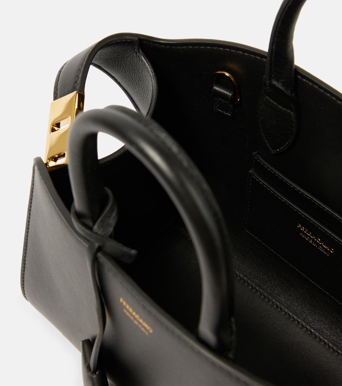 Hug Mini leather tote bag | Ferragamo