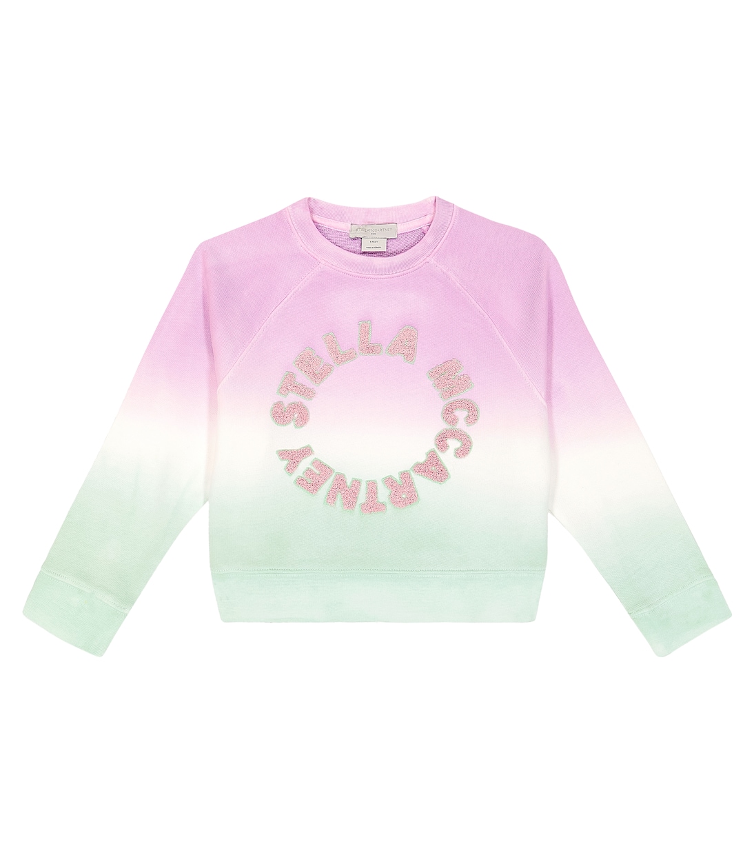 Tie-dye cotton jersey sweatshirt | Stella McCartney Kids
