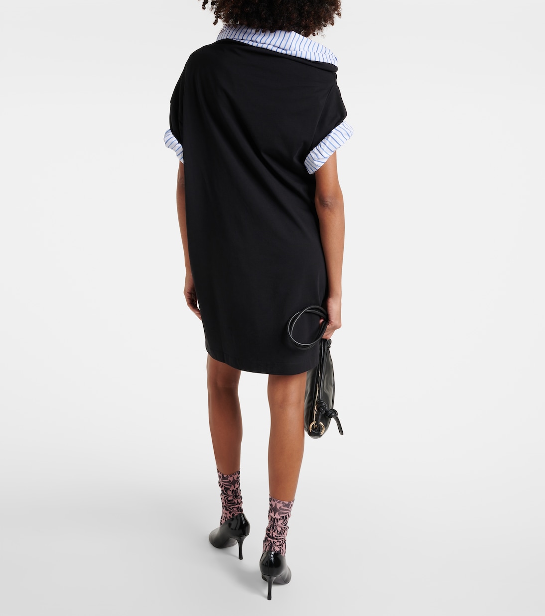 Abito midi in jersey di cotone | Dries Van Noten