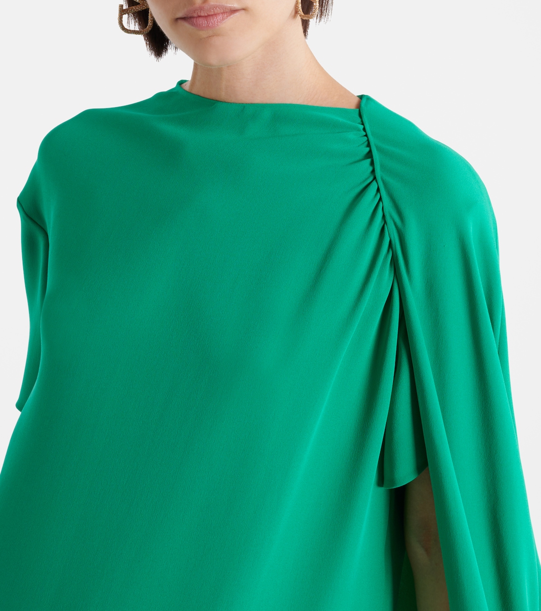 Cady Couture caped midi dress | Valentino