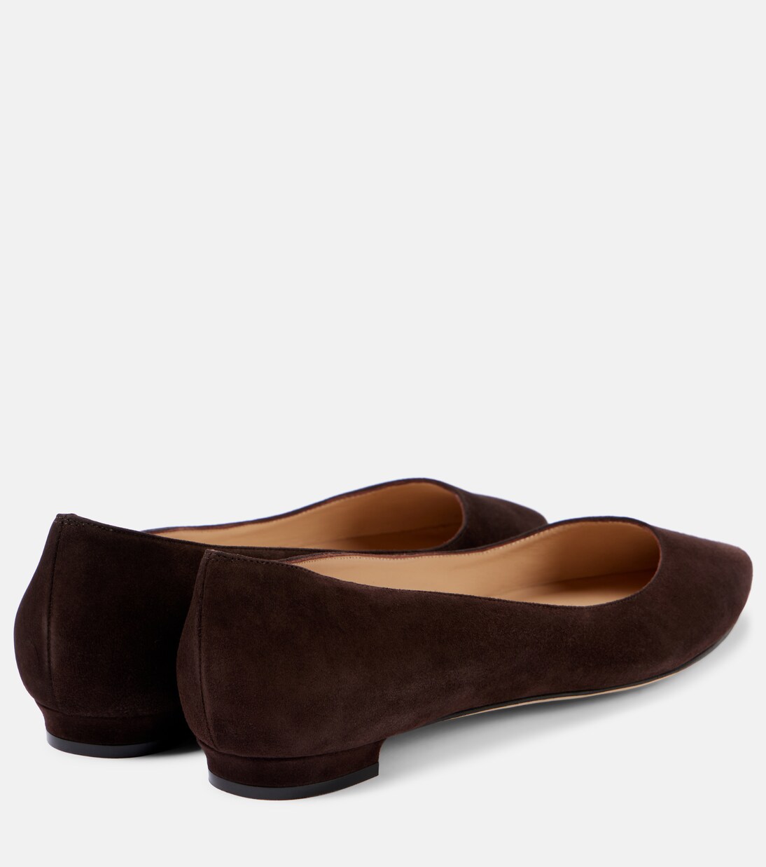 Lanza BB suede ballet flats  | Manolo Blahnik