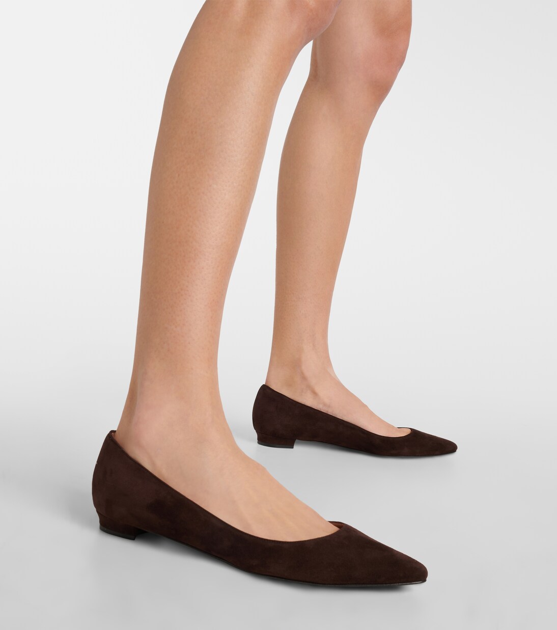 Lanza BB suede ballet flats  | Manolo Blahnik