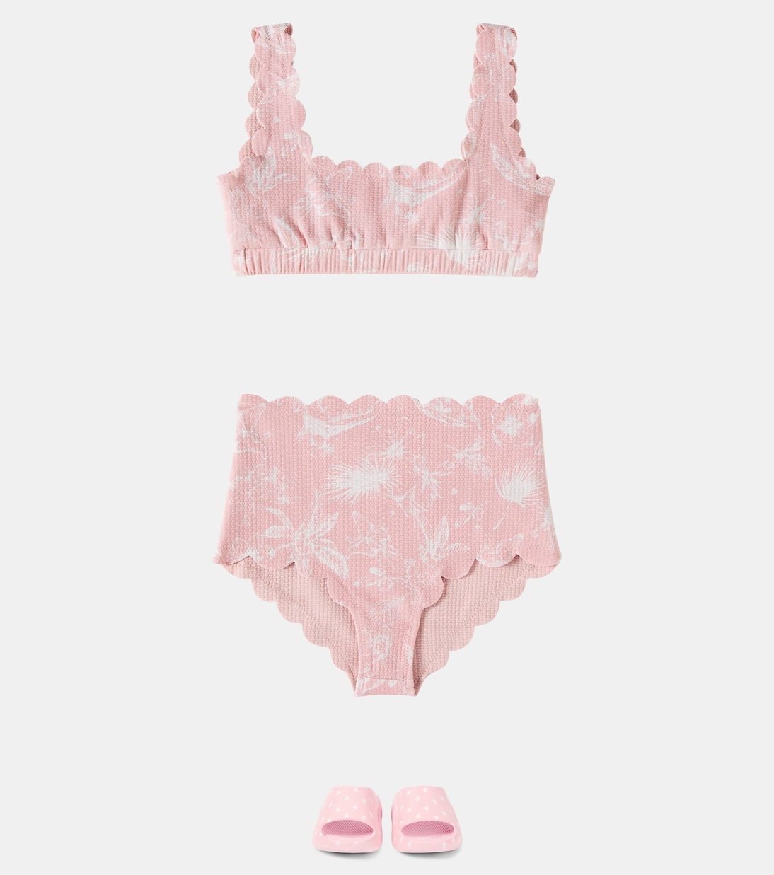 Palm Springs floral bikini top | Marysia Bumby