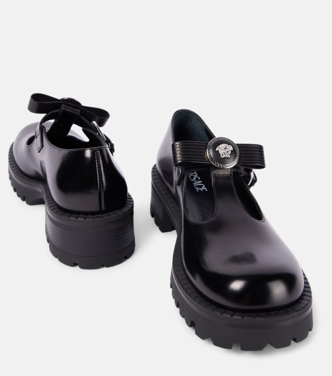 Slip-Ons Gianni Ribbon aus Leder | Versace