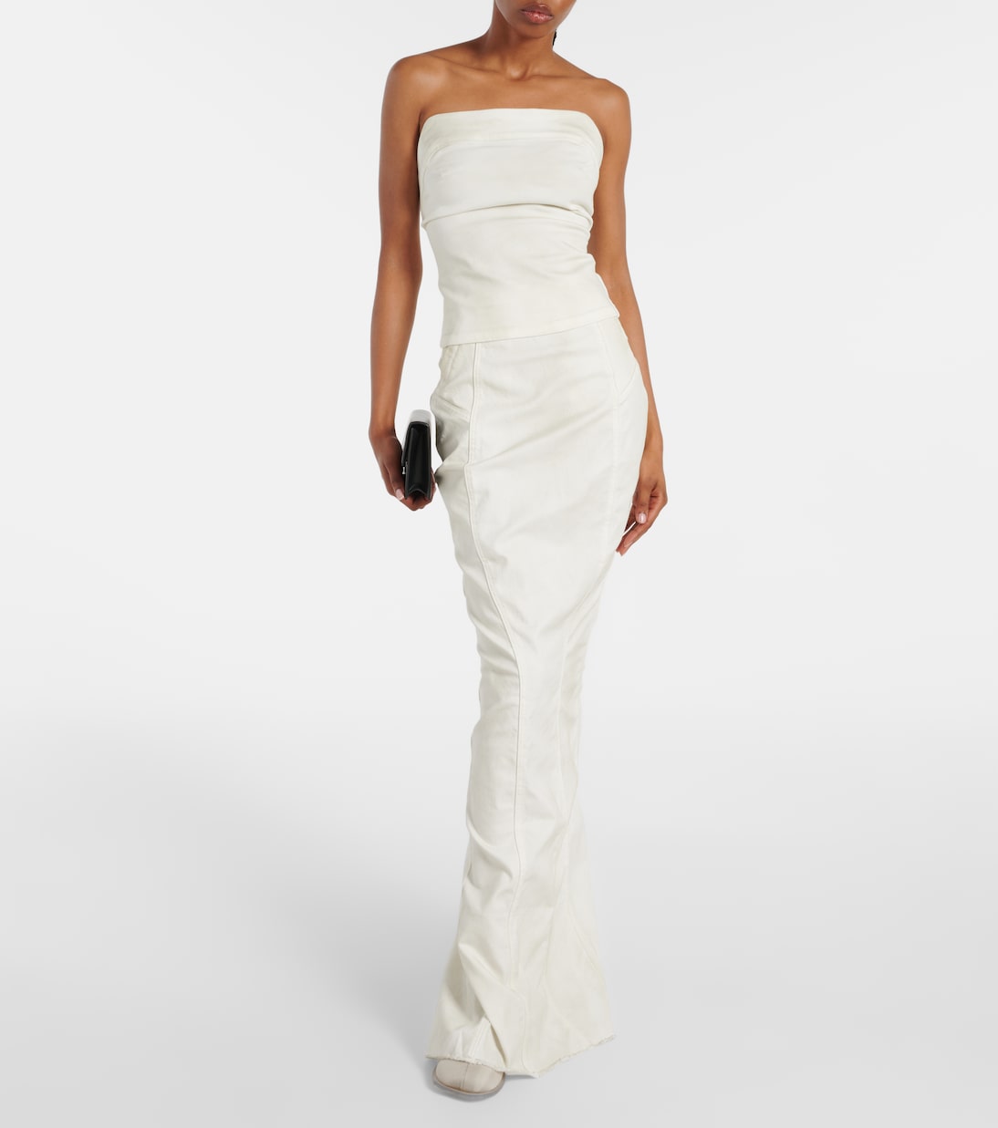 Top a fascia di jeans | Entire Studios