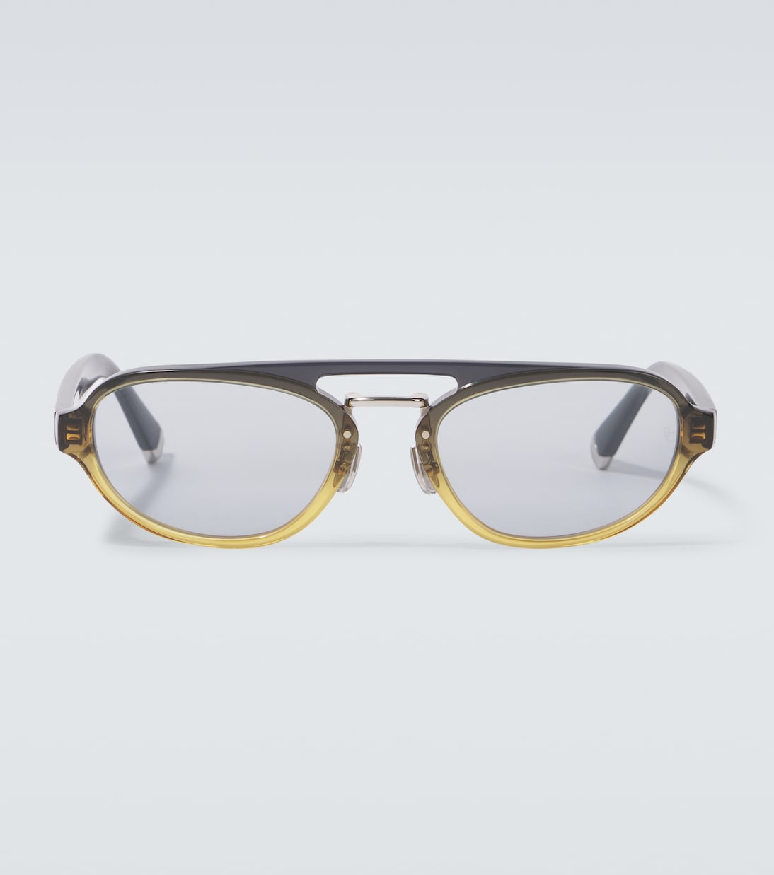 Intarsia Rays aviator sunglasses | Brunello Cucinelli