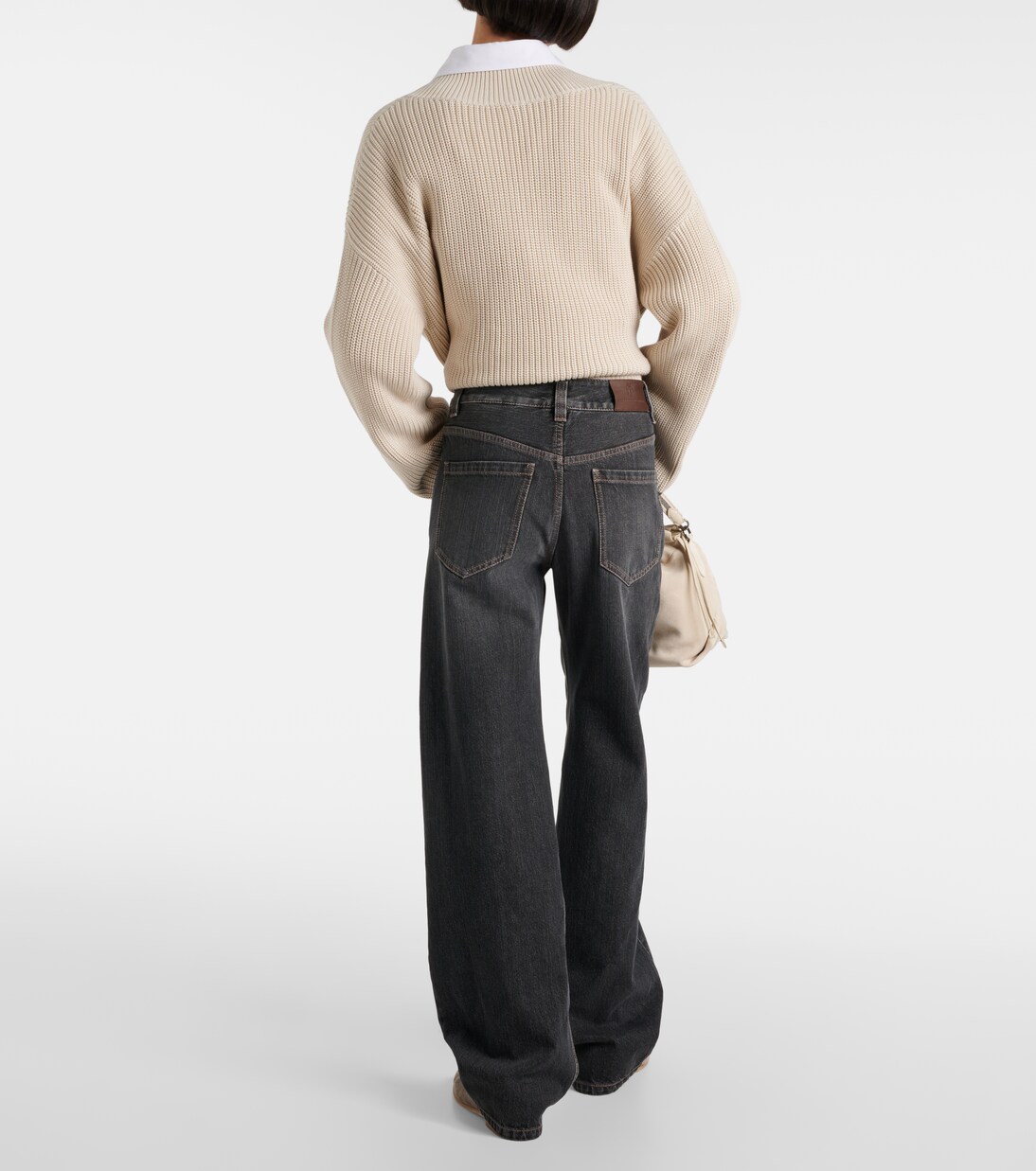 Mid-rise wide-leg jeans | Brunello Cucinelli