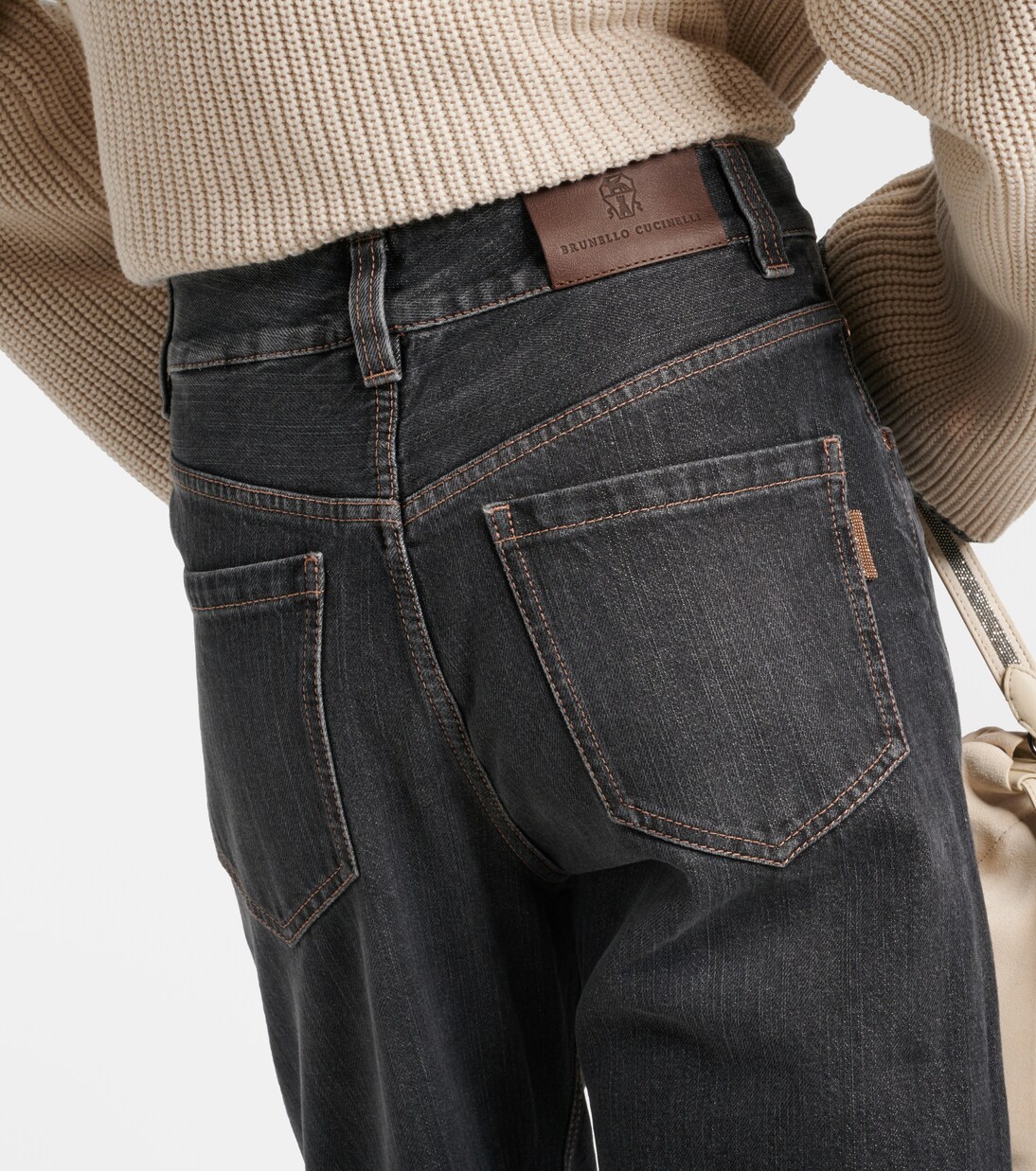 Mid-rise wide-leg jeans | Brunello Cucinelli