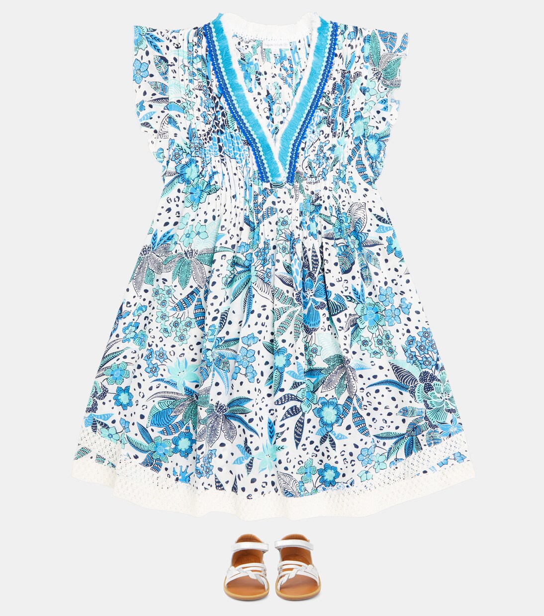 Robe imprimée Sasha | Poupette St Barth Kids