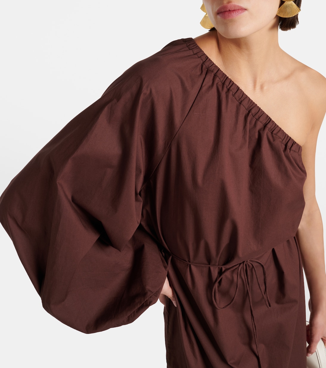 Robe longue Amorosa asymétrique en coton | Faithfull