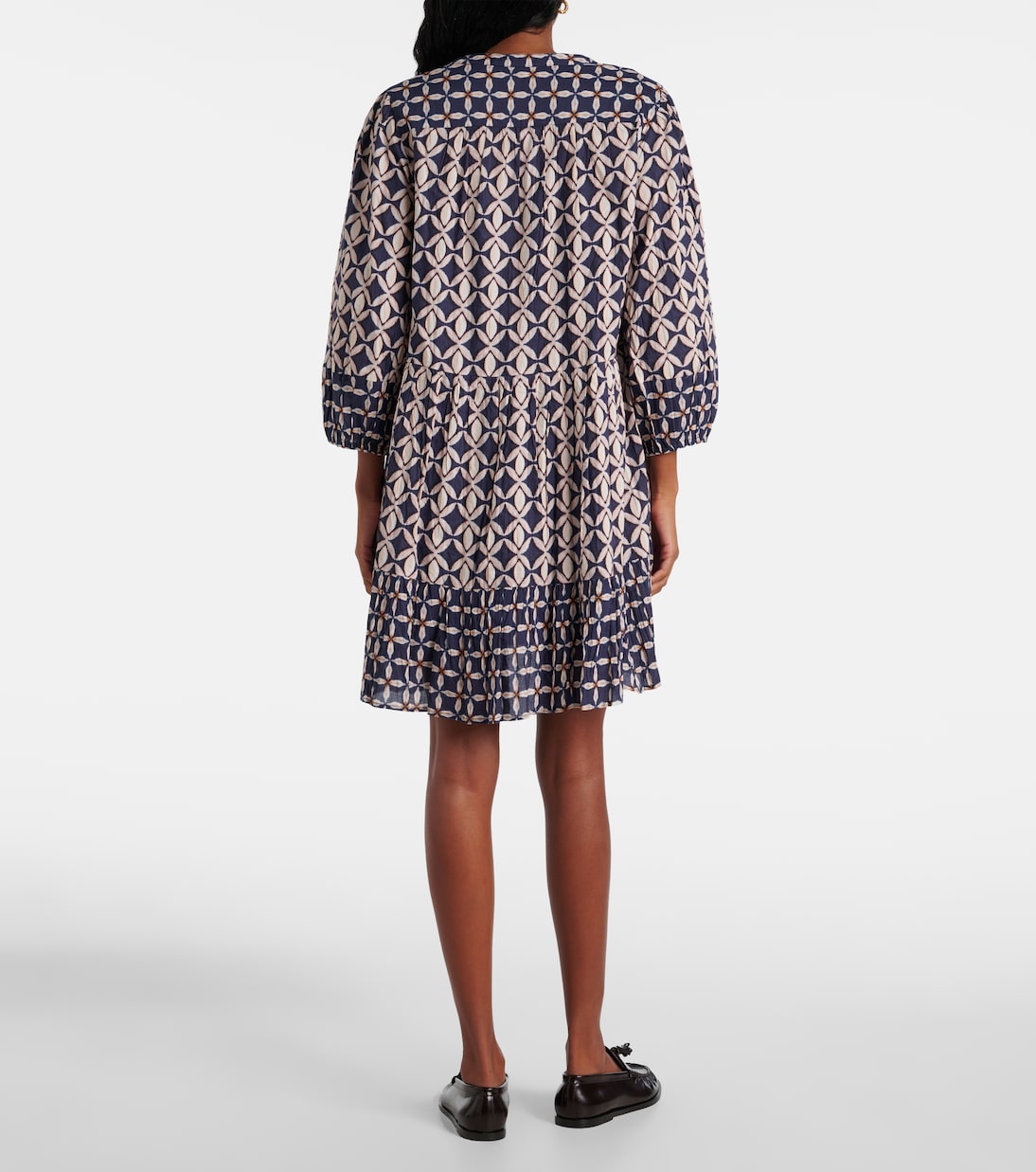 Robe Beckie imprimée en coton | Velvet