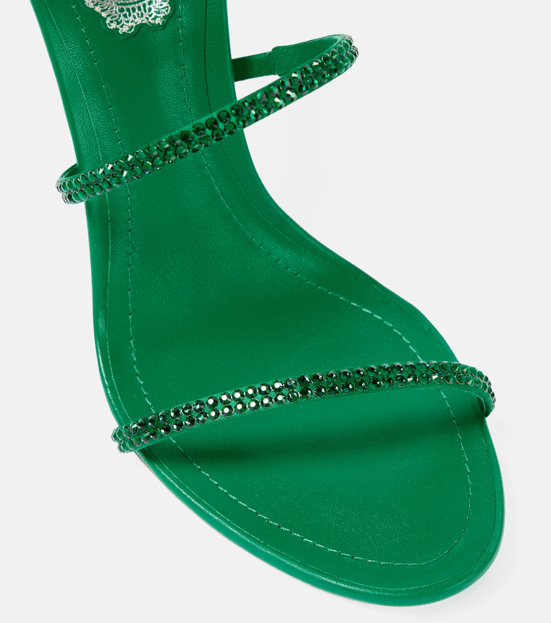 Cleo 105 embellished satin sandals | Rene Caovilla