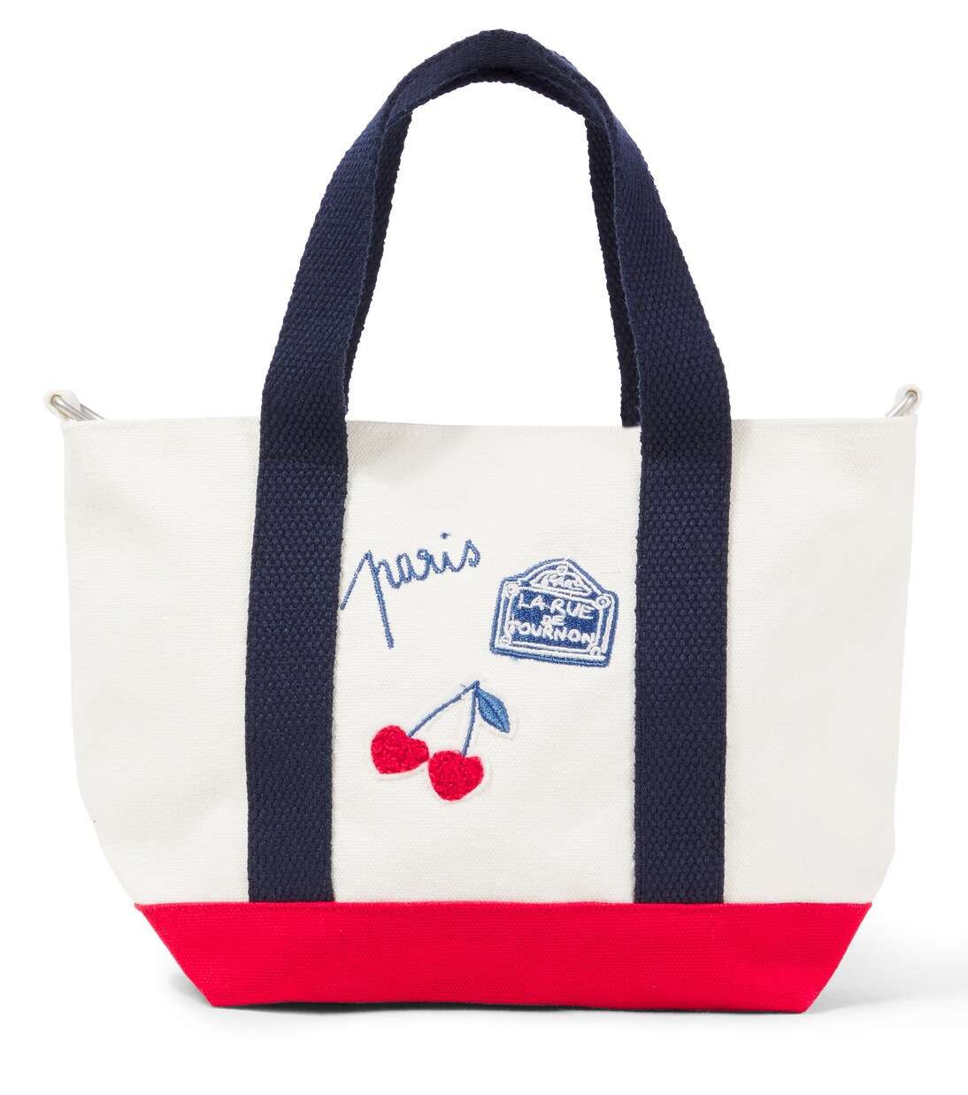 Cabas canvas shoulder bag | Bonpoint