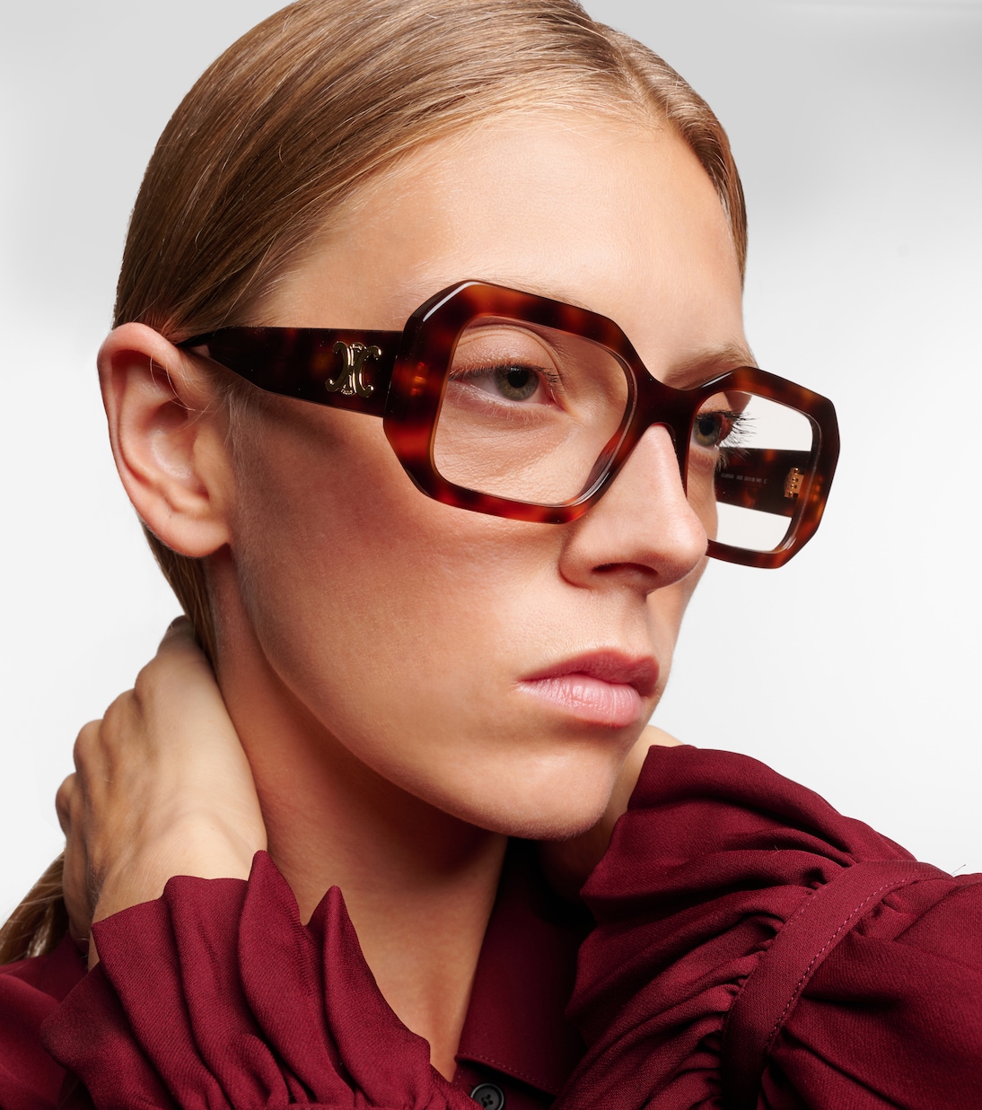 Triomphe square glasses | Celine Eyewear