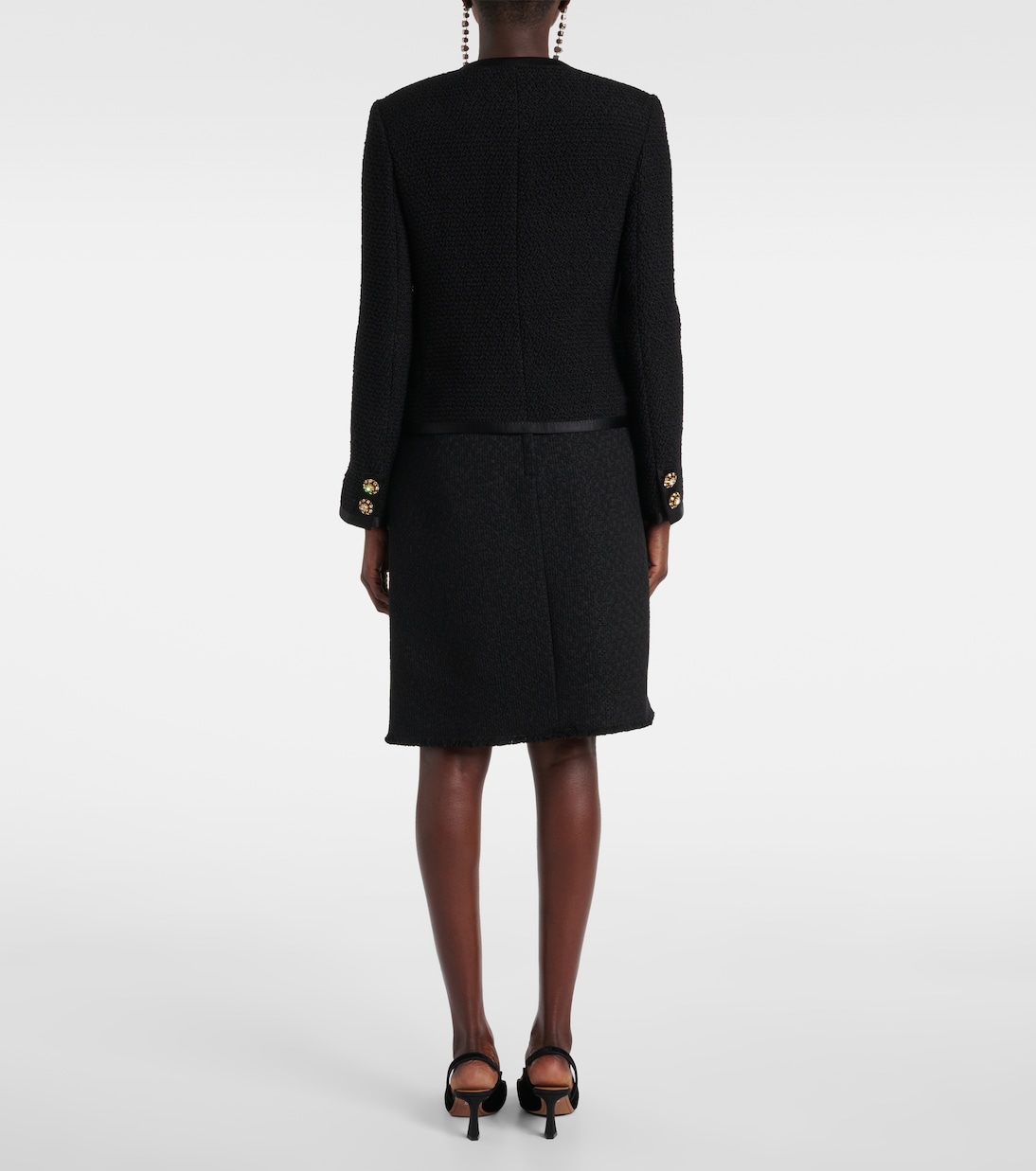 Wool and silk-blend tweed jacket | Dolce&Gabbana