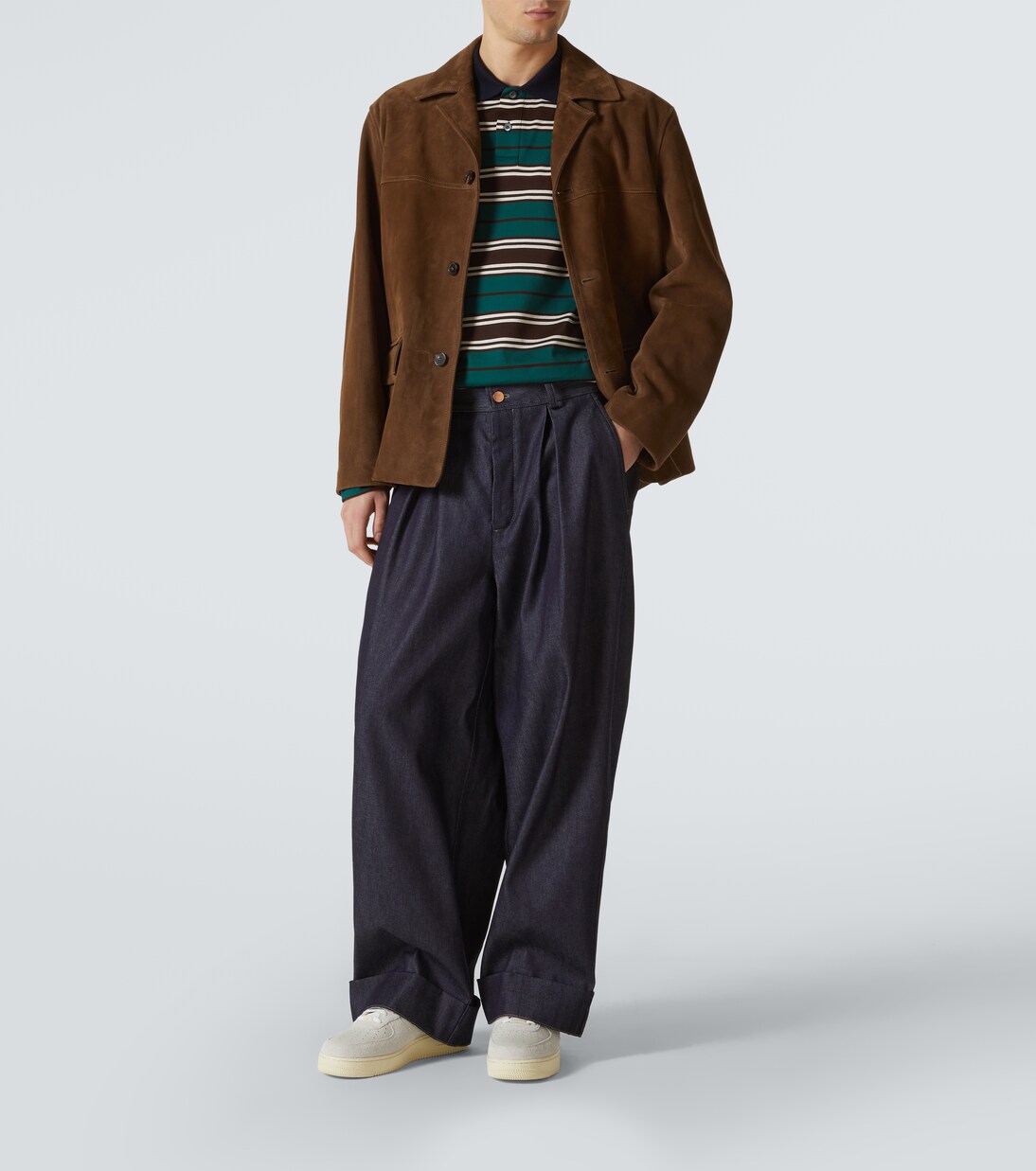 Air Force 1 leather sneakers | Nike