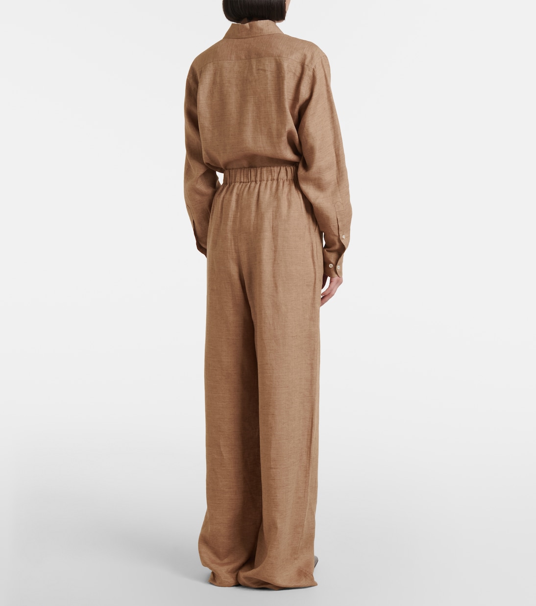 Pantalon ample Valerio en lin | Loro Piana