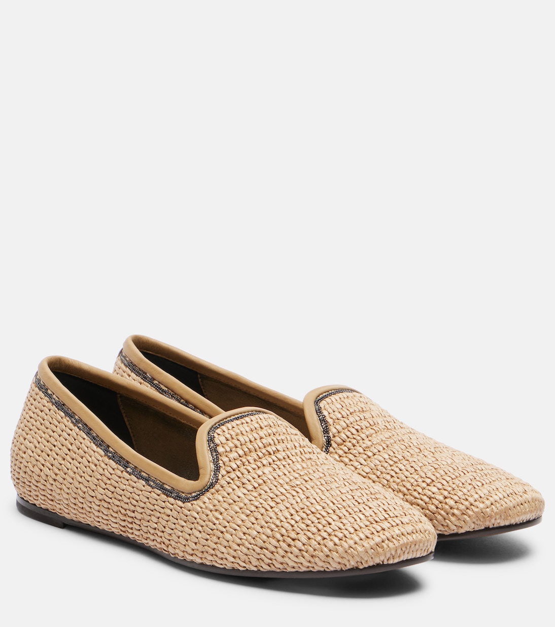 Monili raffia loafers | Brunello Cucinelli