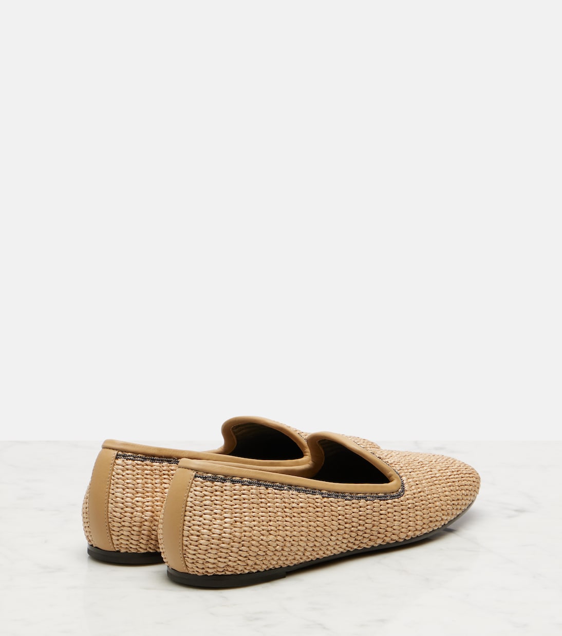 Monili raffia loafers | Brunello Cucinelli