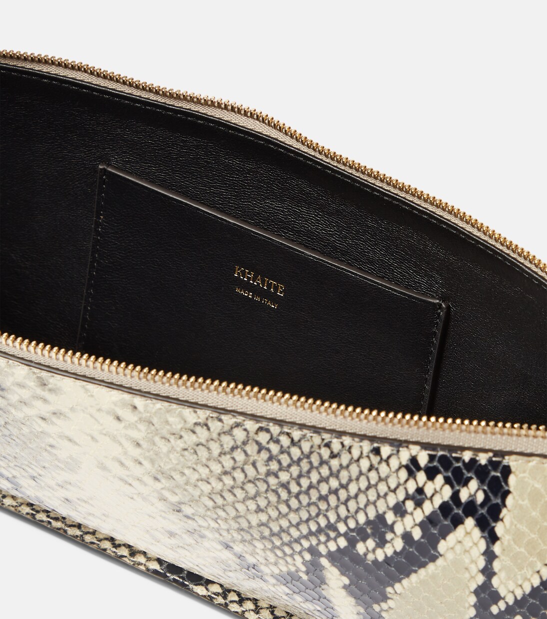 Lori snake-effect leather shoulder bag | Khaite