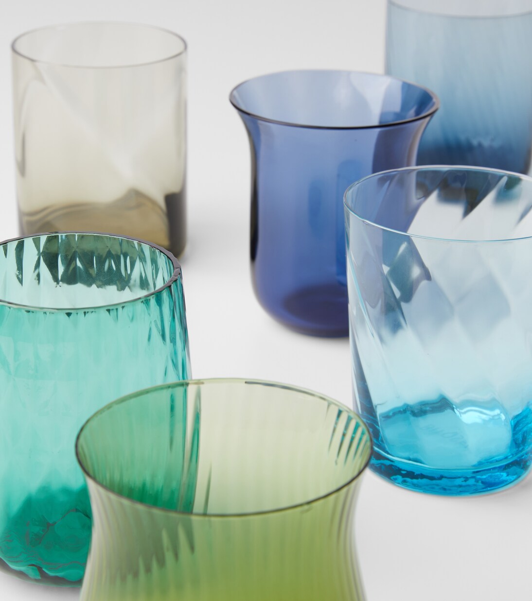 Set of 6 glass tumblers | Bitossi