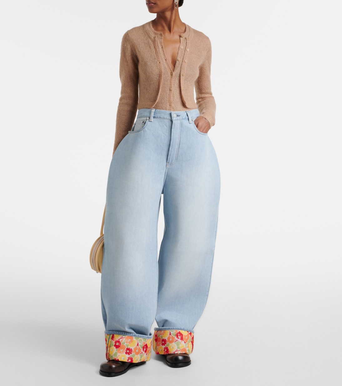 Jeans barrel de tiro alto | Acne Studios