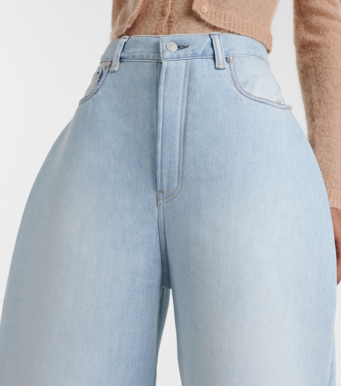 Jeans barrel de tiro alto | Acne Studios