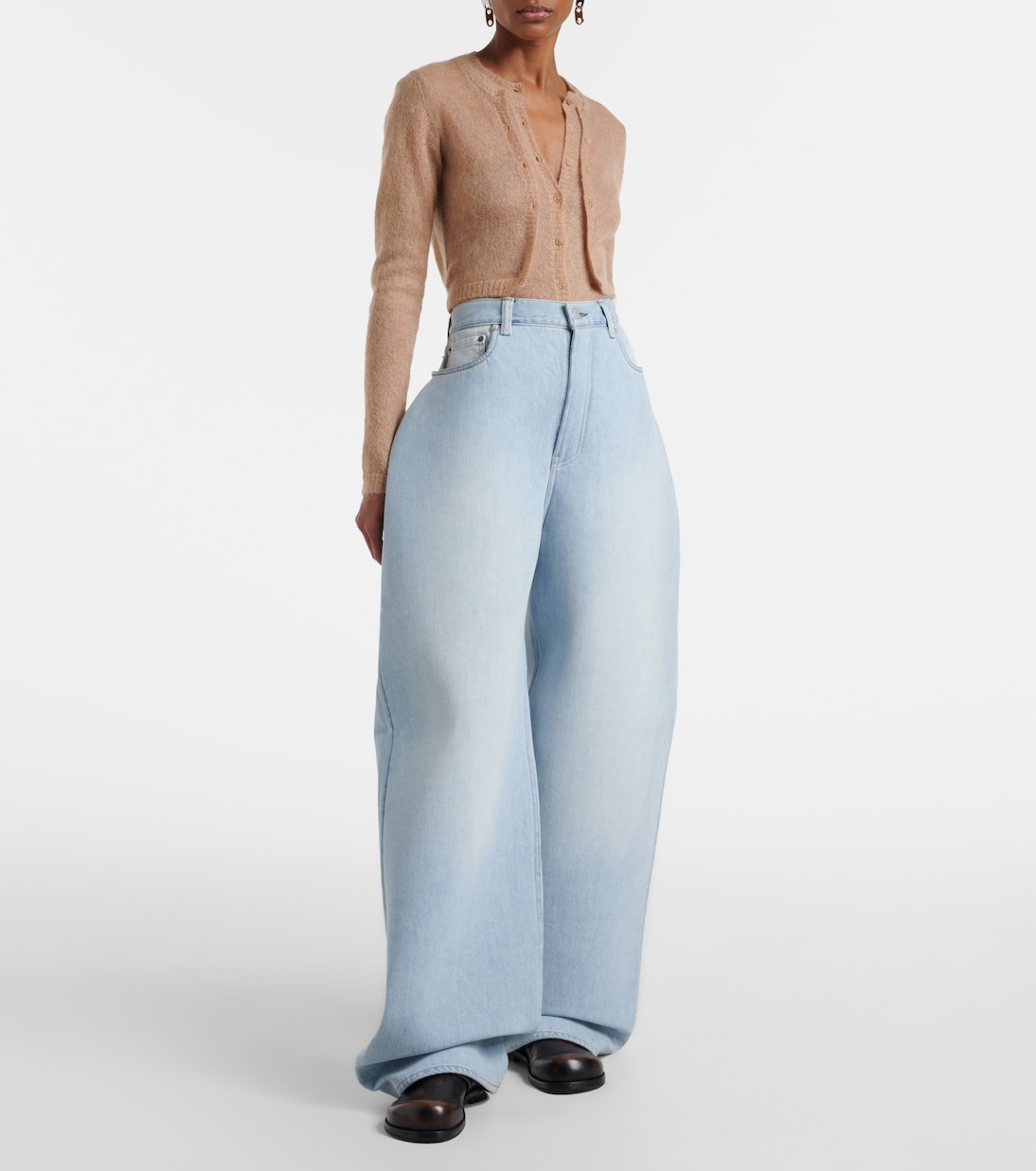 Jeans barrel de tiro alto | Acne Studios