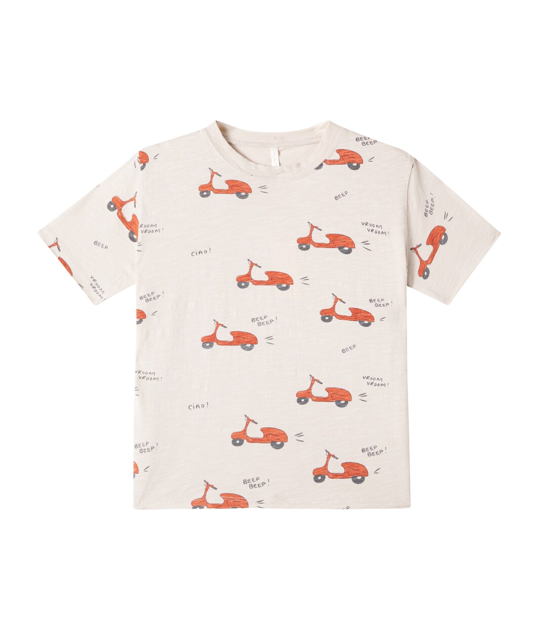 Printed cotton slub T-shirt | Rylee + Cru