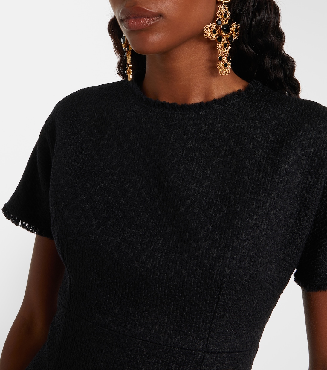 Wool-blend minidress | Dolce&Gabbana