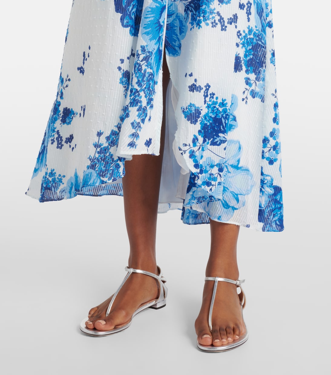 Falda larga Bilitis floral | Poupette St Barth