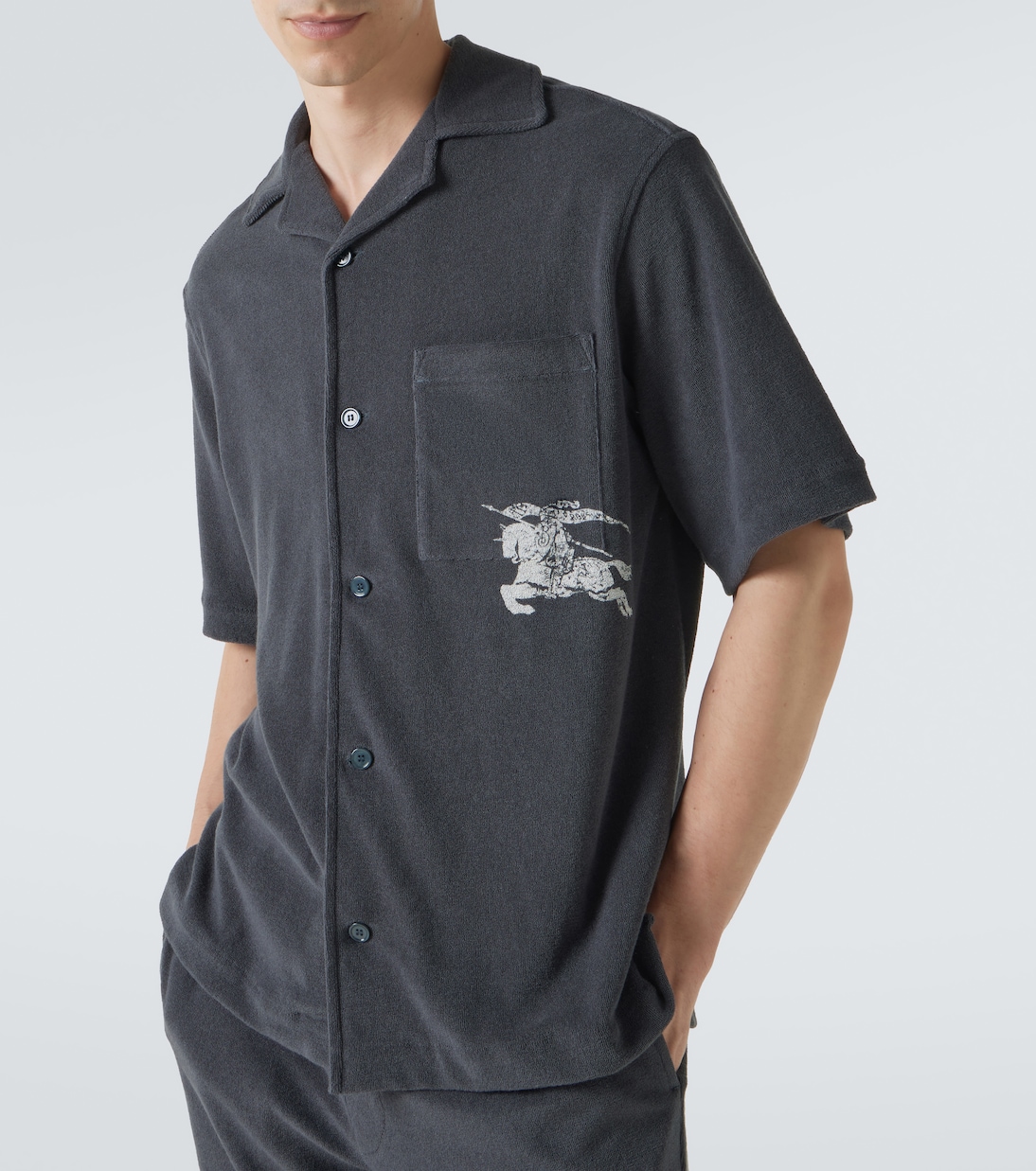 EKD cotton terry bowling shirt | Burberry