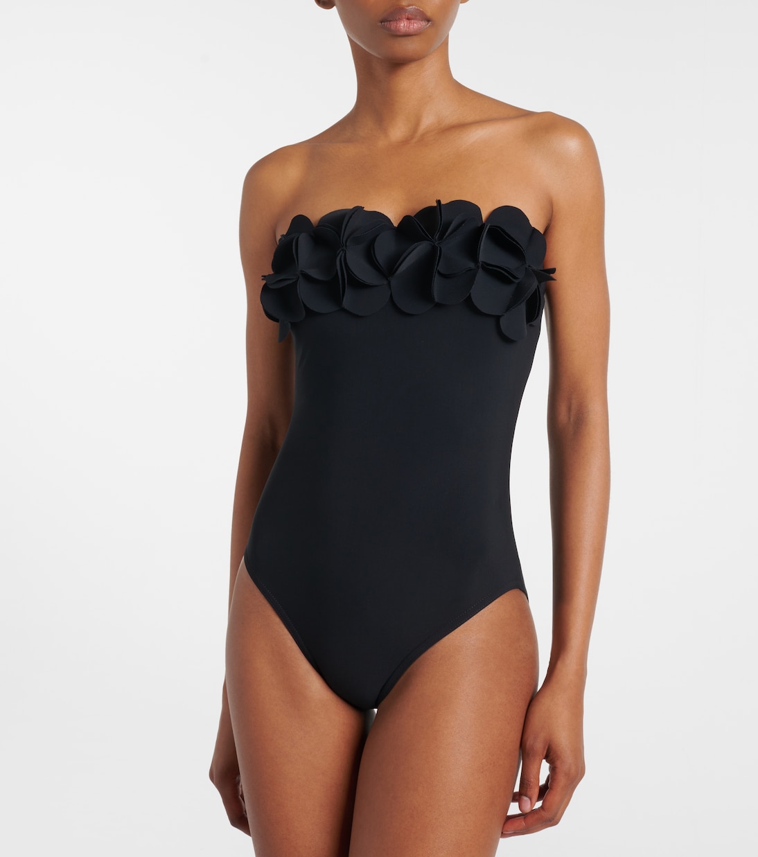 Tess floral-appliqué swimsuit | Karla Colletto