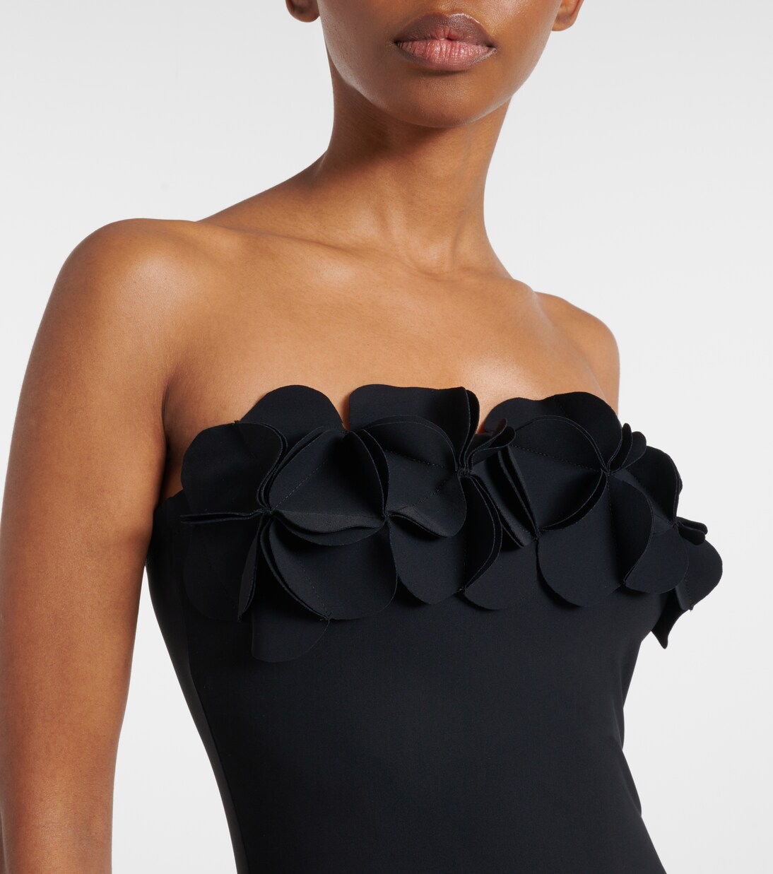 Tess floral-appliqué swimsuit | Karla Colletto