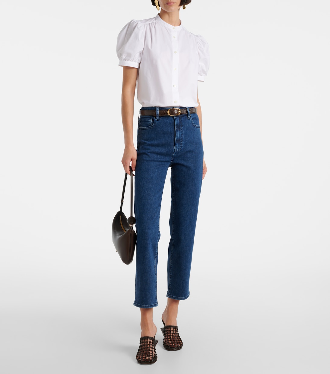 Gathered cotton top | Frame