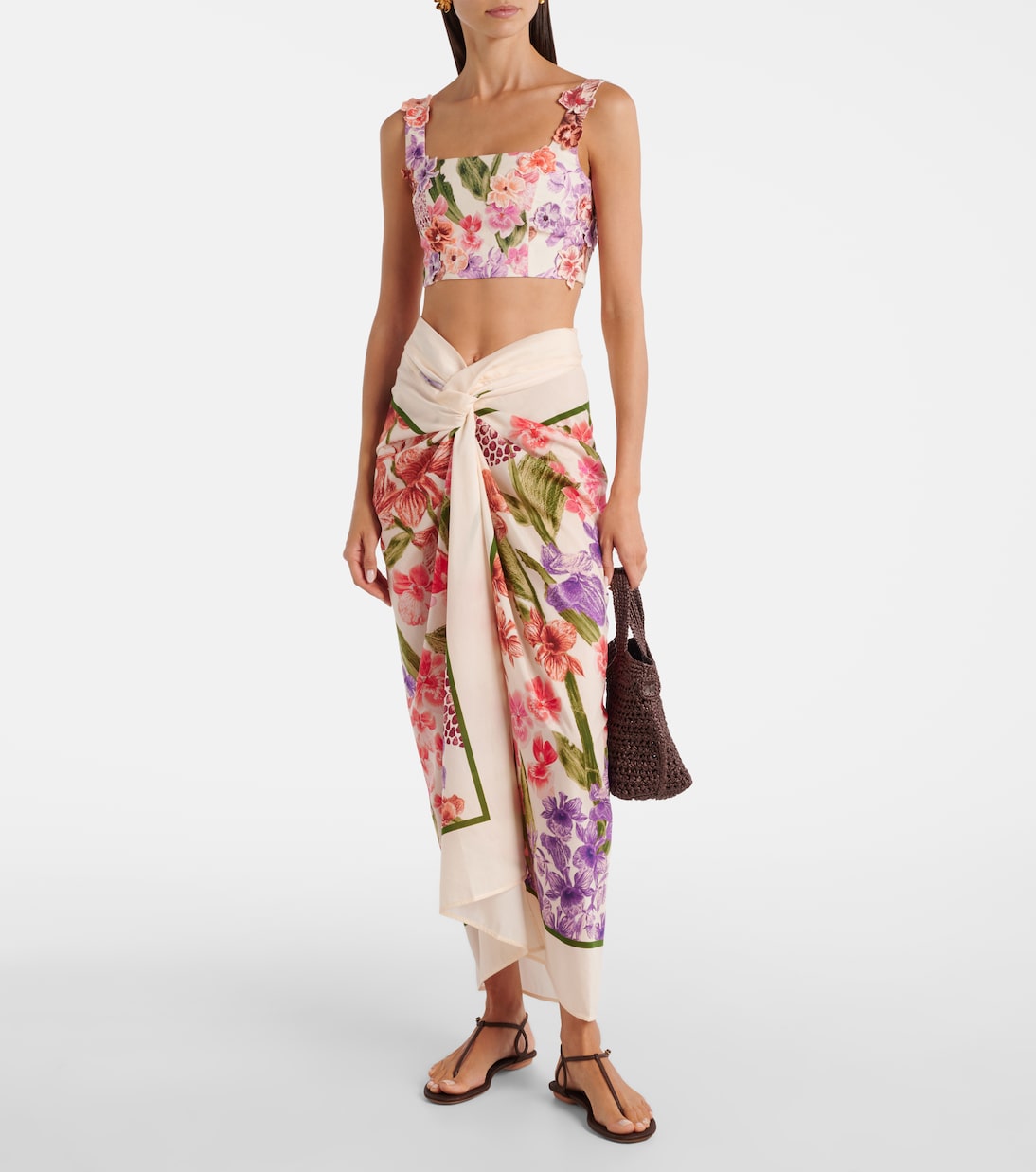 Pareo aus Baumwolle und Seide | Agua by Agua Bendita