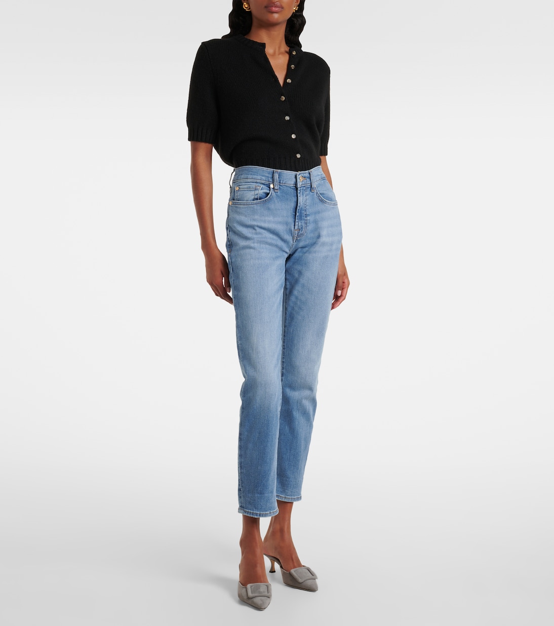 Mid-Rise Jeans | 7 For All Mankind