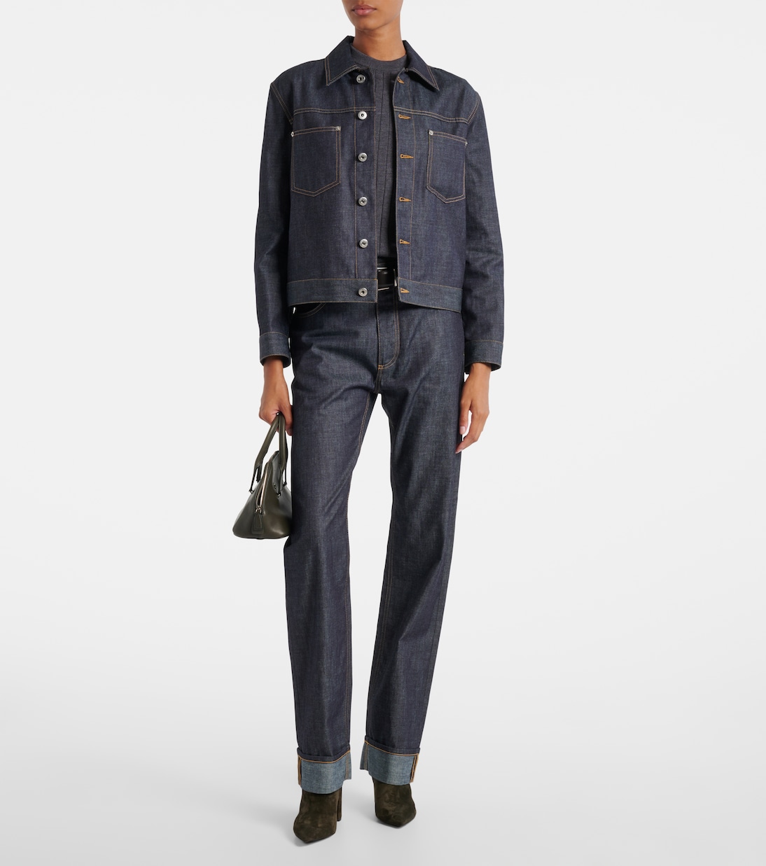 Lyell 85 suede ankle boots | Gianvito Rossi