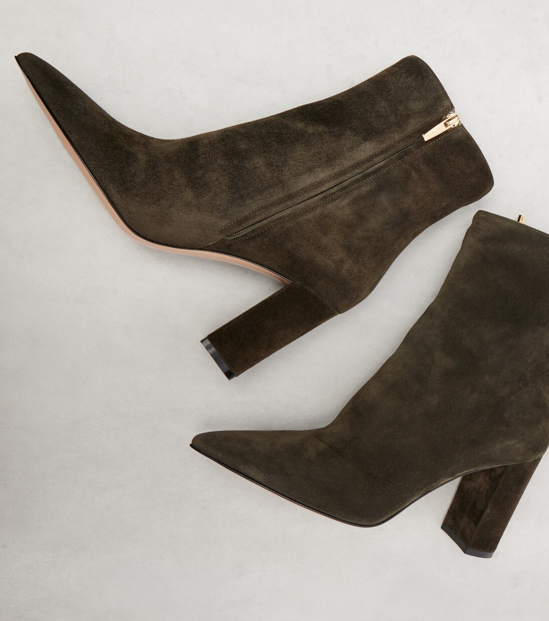 Lyell 85 suede ankle boots | Gianvito Rossi