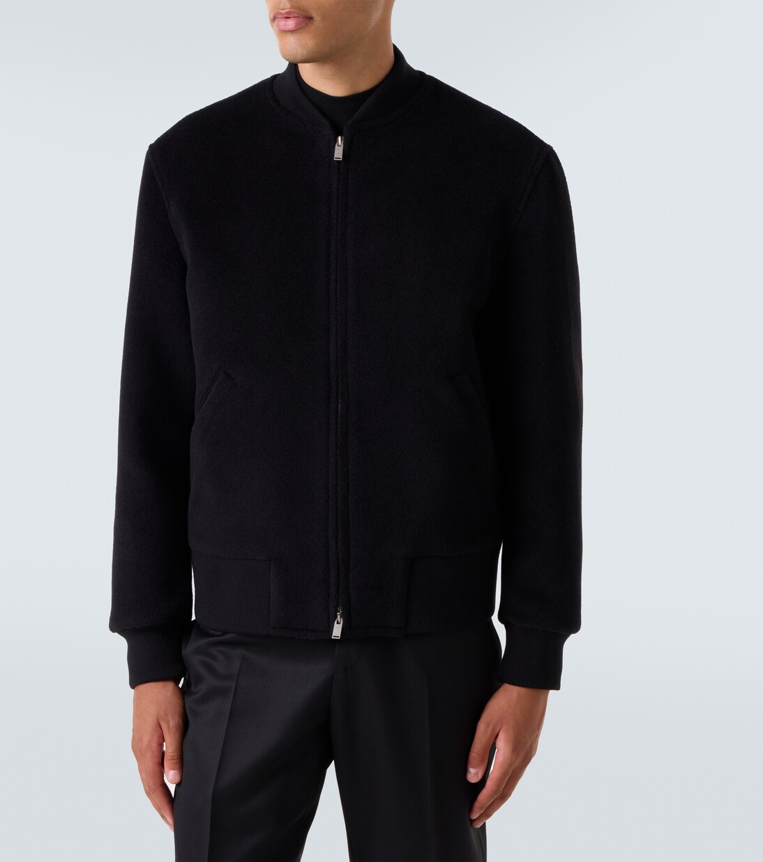 Virgin wool bomber  | Lardini