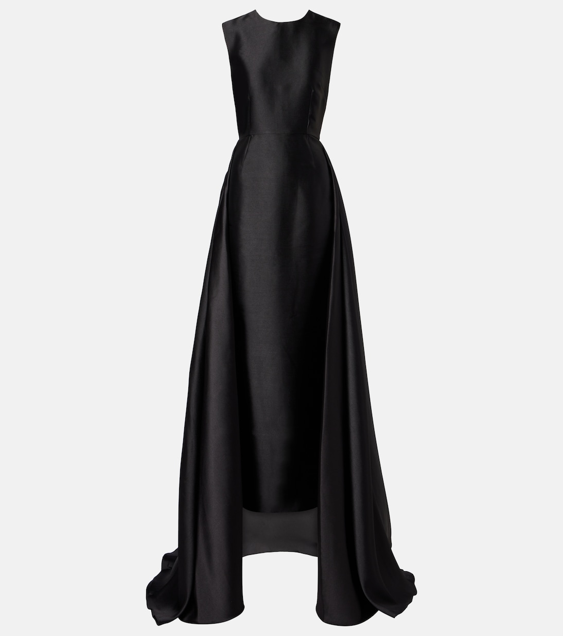Robe longue Larsen en satin | Solace London