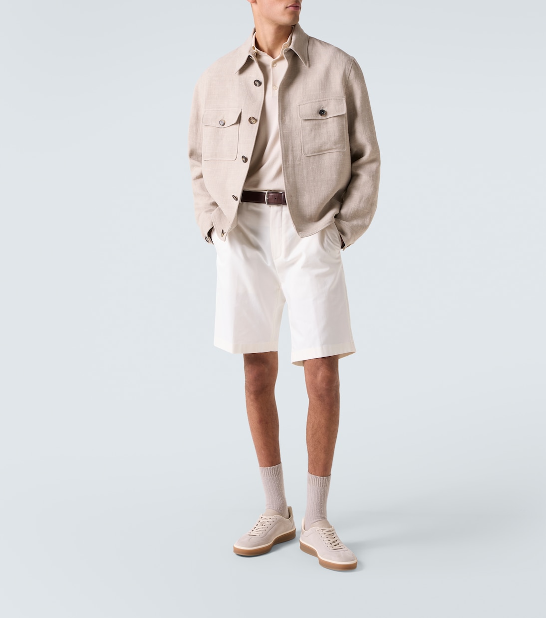 Jarno cotton-blend Bermuda shorts | Loro Piana