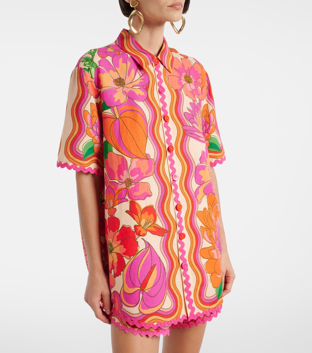 Hemd aus einem Leinengemisch | Farm Rio