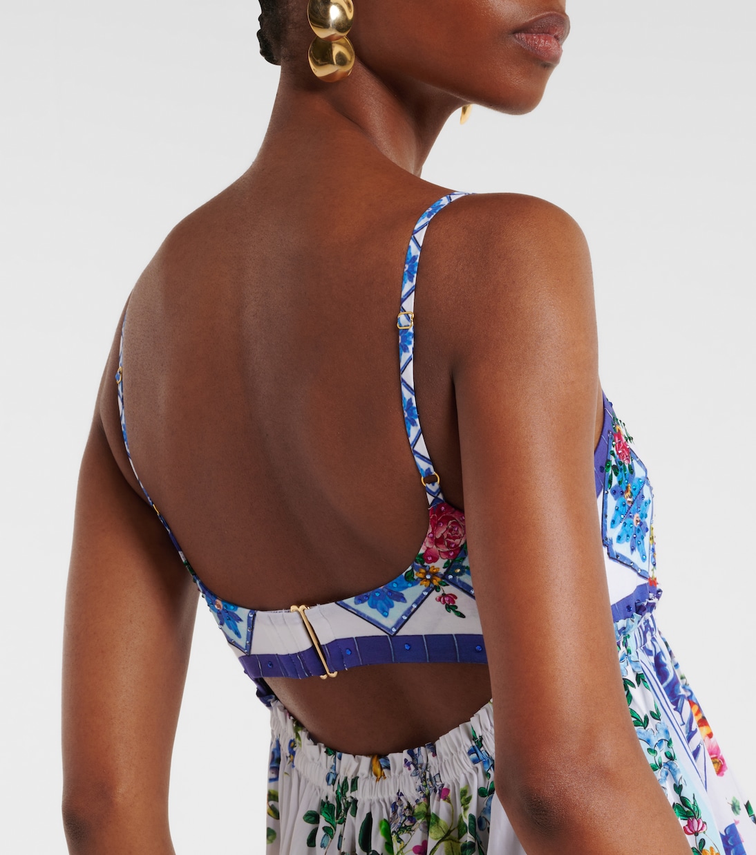 Robe longue Tiles Darls en coton | Camilla