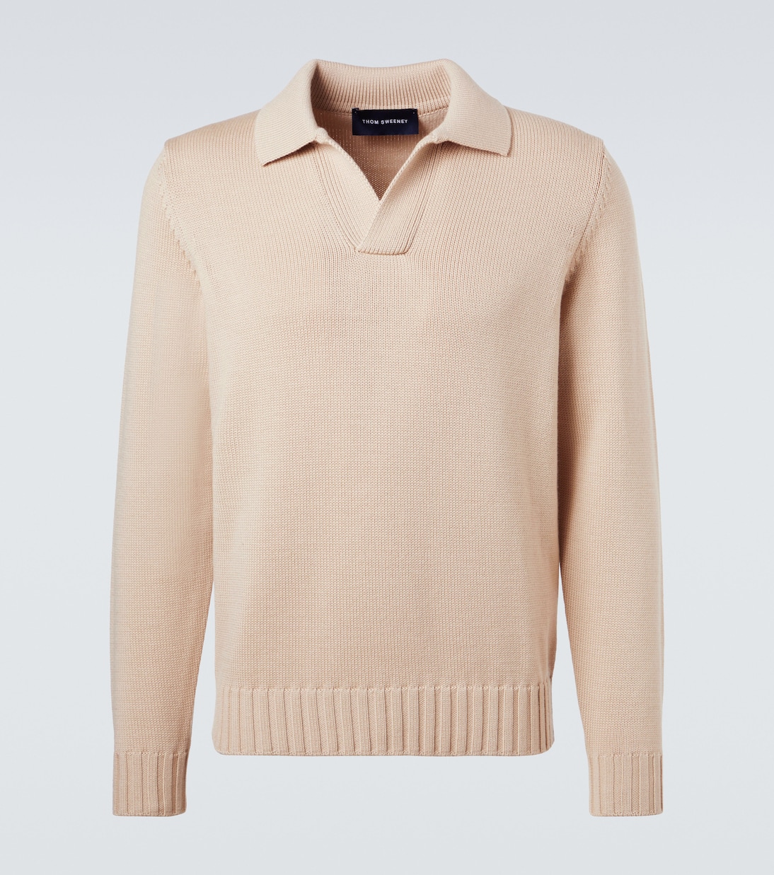 Wool polo sweater | Thom Sweeney