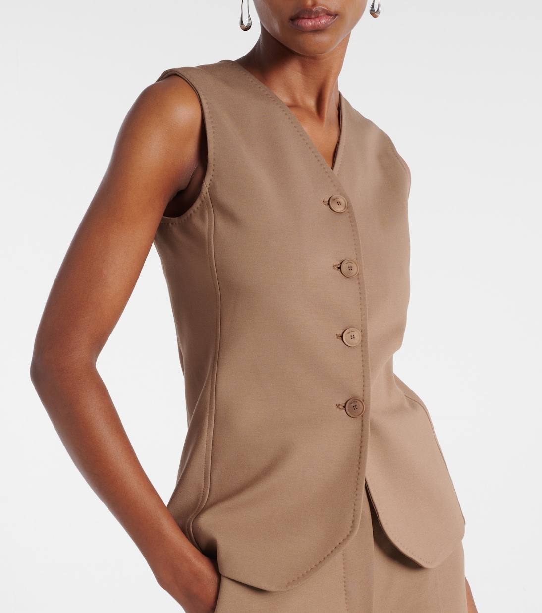 Weste Fornovo aus Jersey | Max Mara