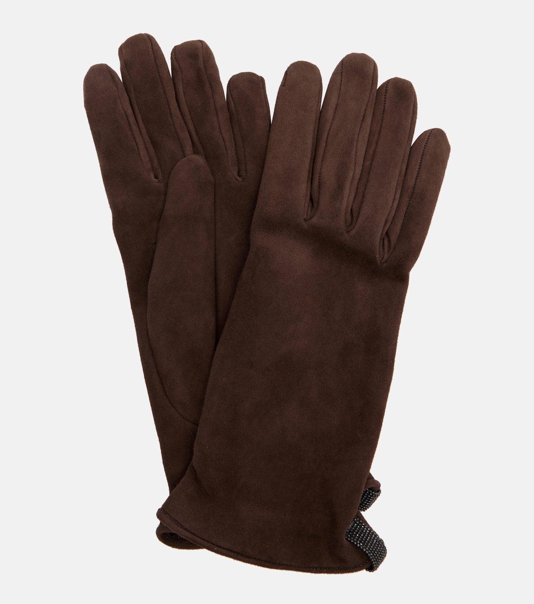 Monili suede gloves | Brunello Cucinelli