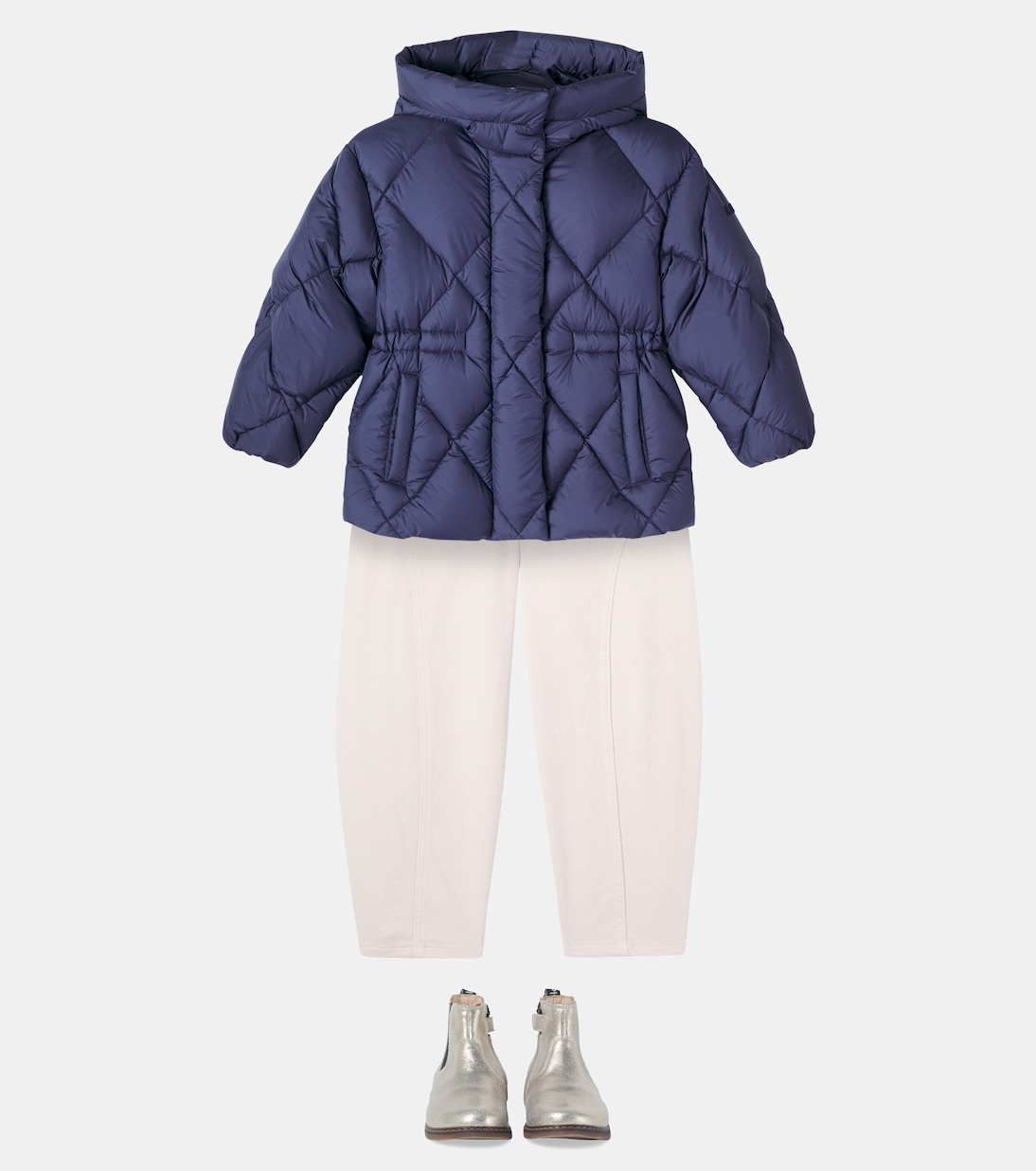 Cotton-blend barrel-leg pants | Il Gufo