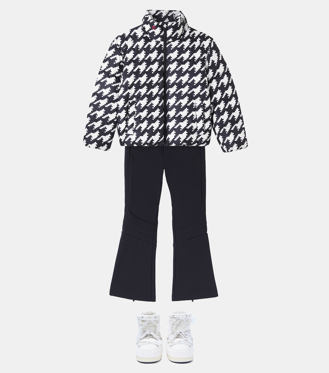 Houndstooth ski gloves | Perfect Moment Kids